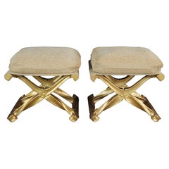 Fabric Ottomans and Poufs