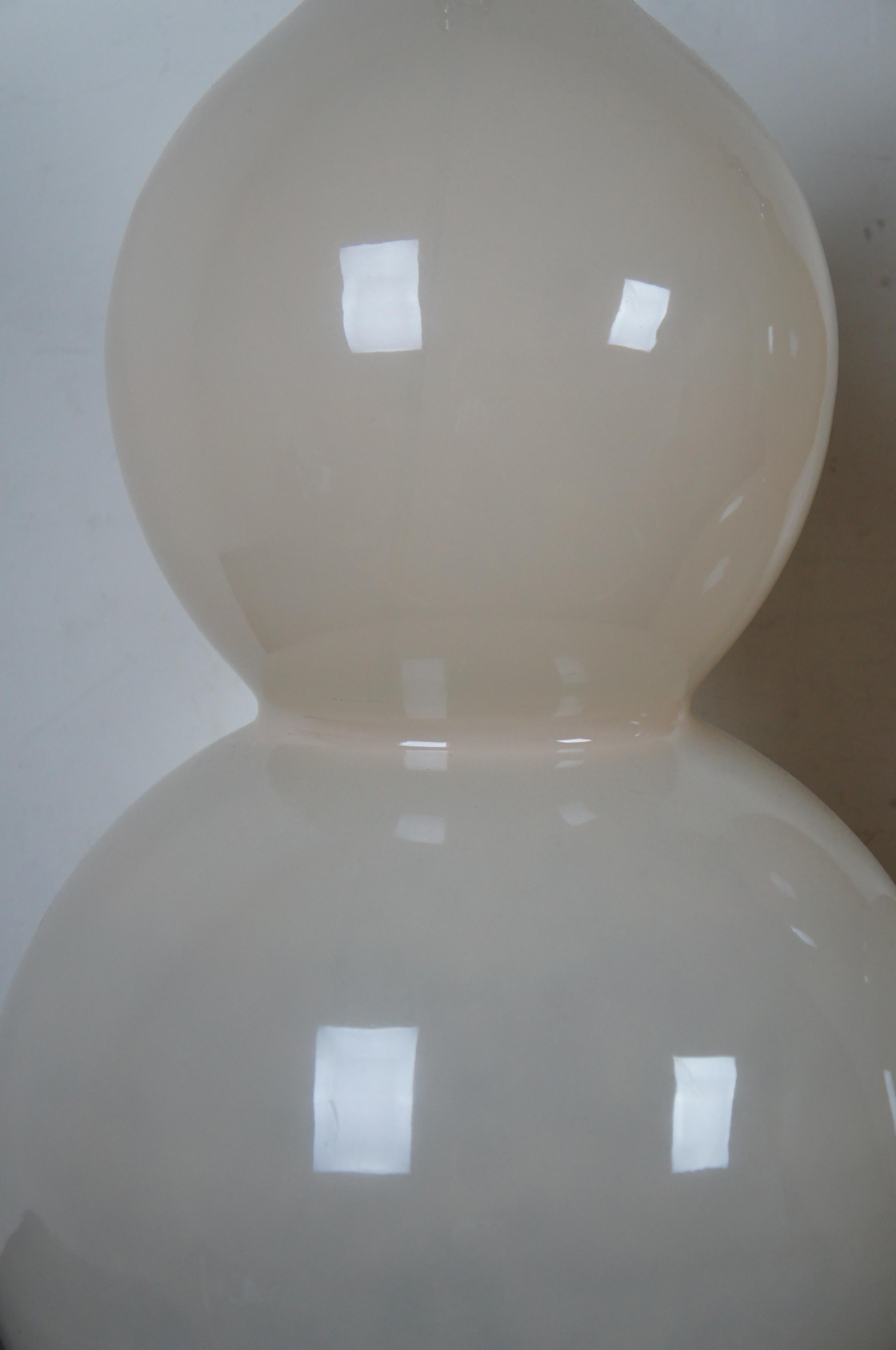 2 Ballard Designs Suzanne Kasler Celeste Double Gourd Modern Table Lamps Pair 2