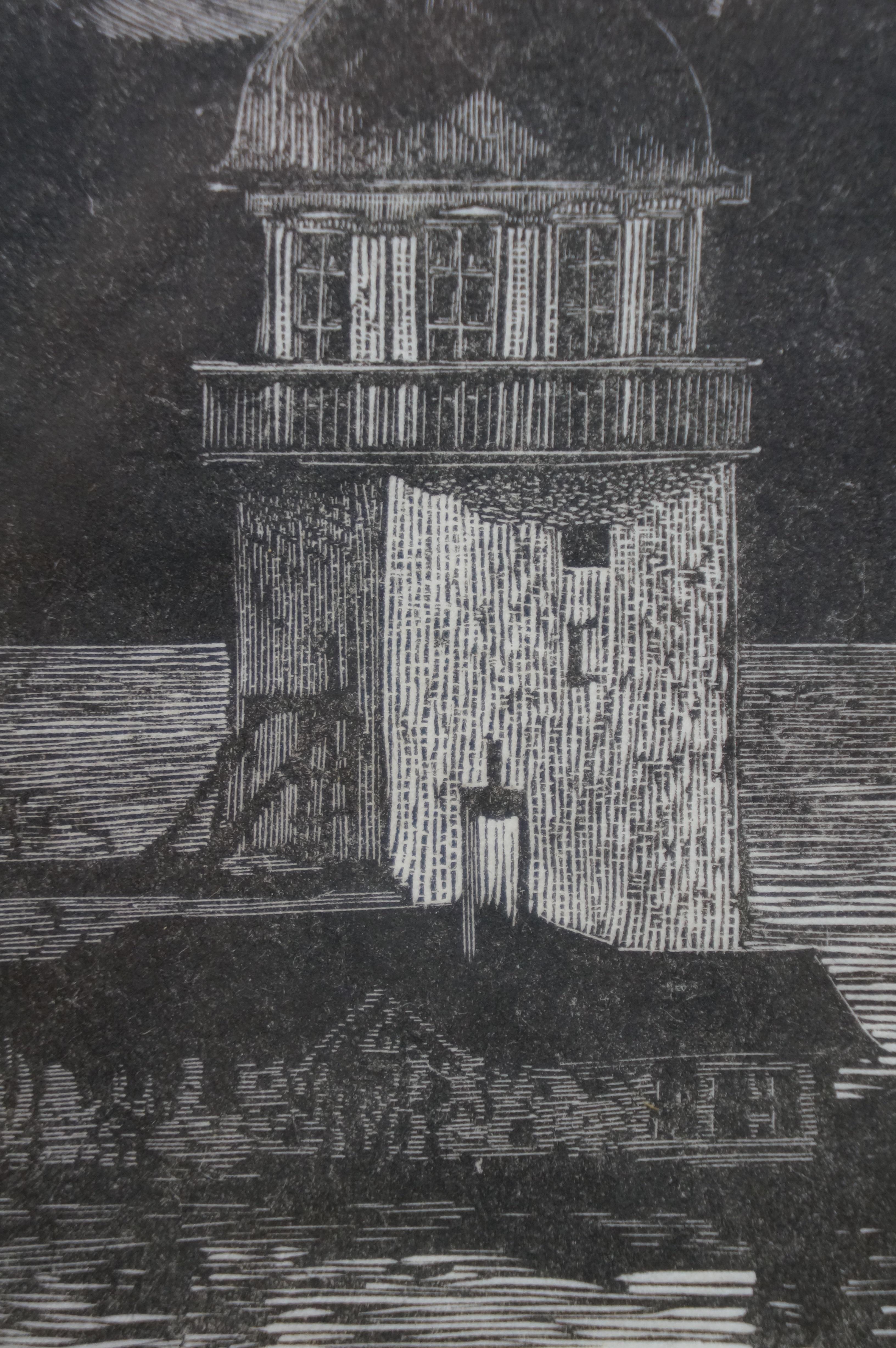 2 Barry Moser Nasradin Hodja & Turm von Leander Farbholzschnitte 14