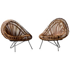 2 Basket Lounge Chair, Janine Abraham / Dirk Jan Rol, 1955 by Edition Rougier