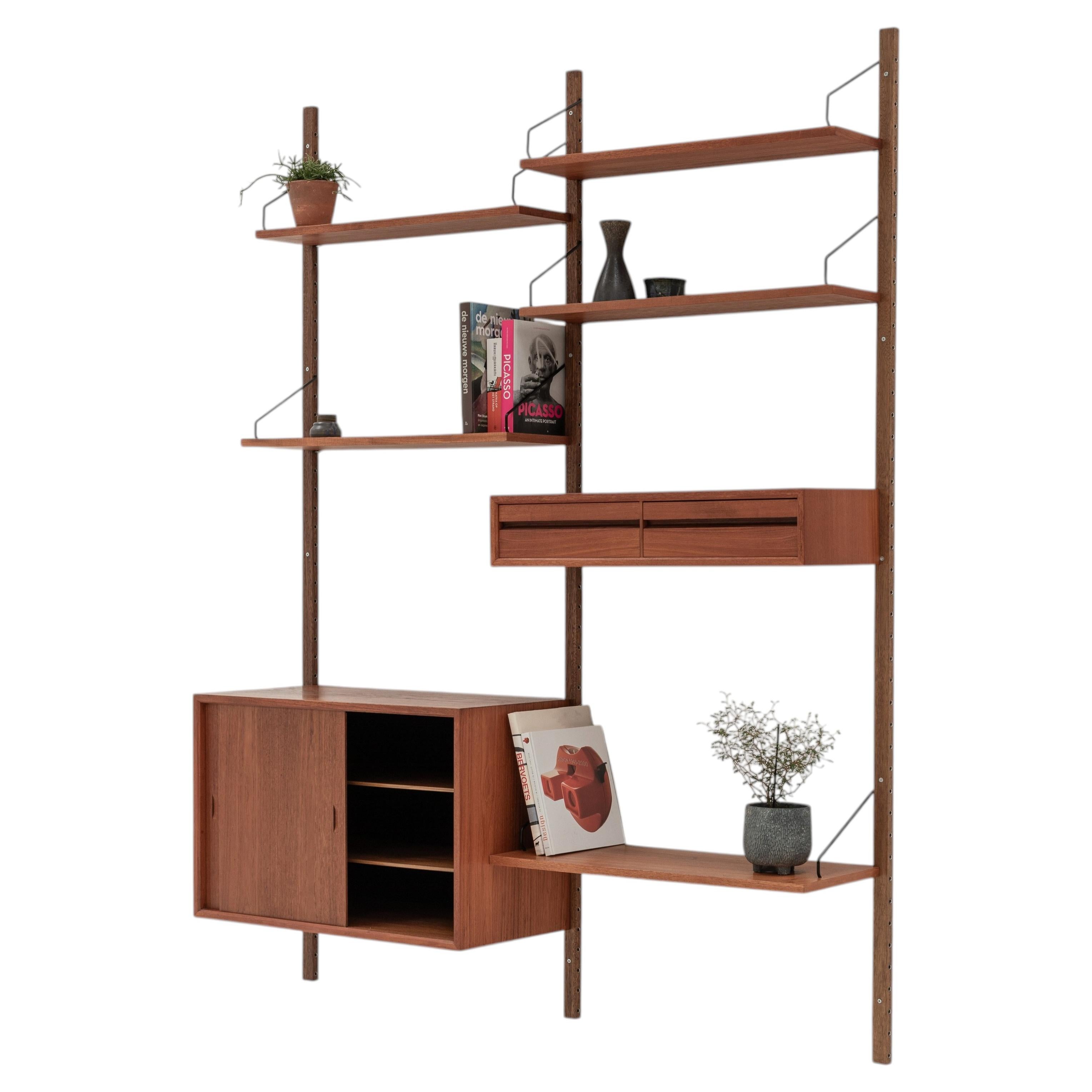2-Bay wall unit by Poul Cadovius
