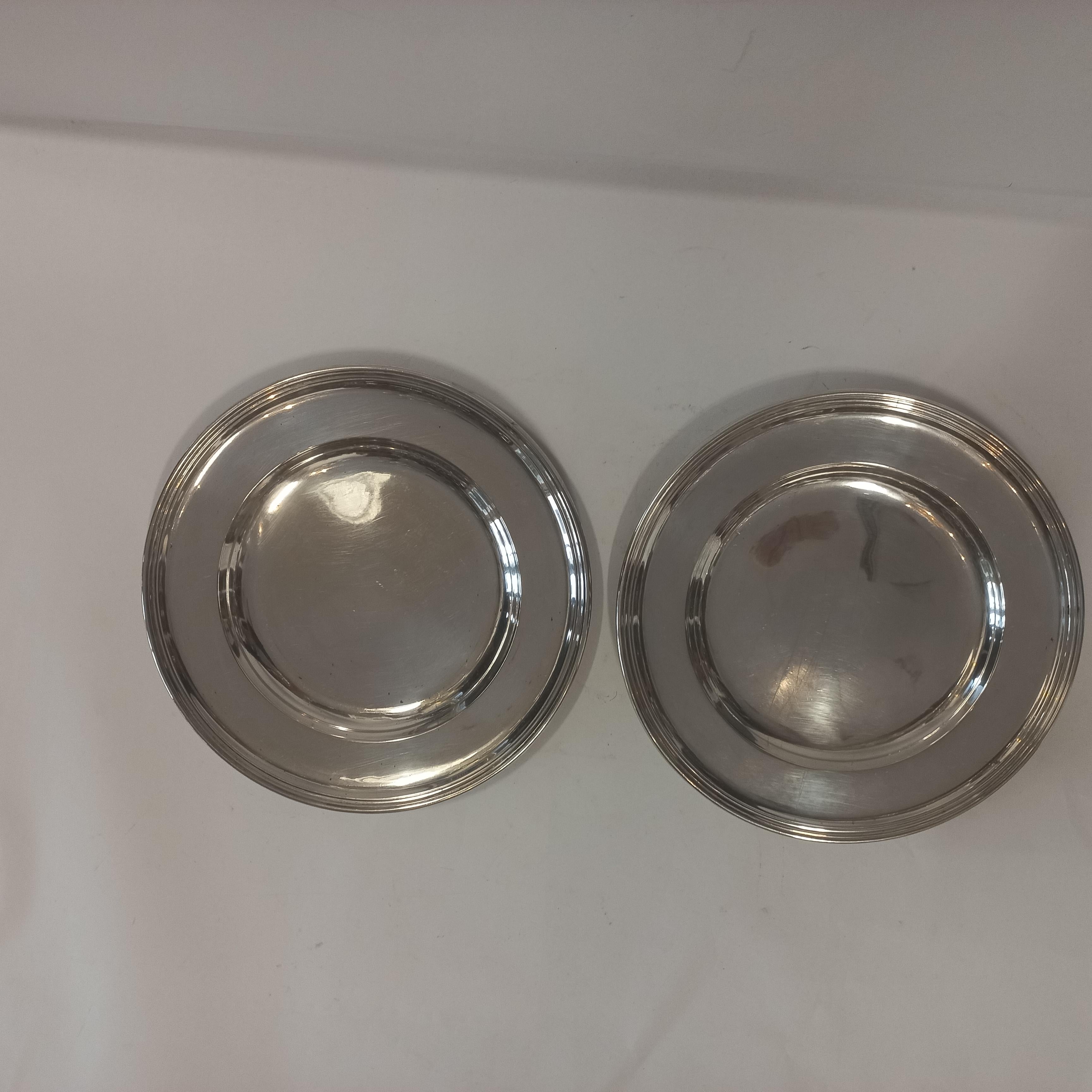 Austrian 2 Biedermeier-Silbertafeln Wien 1859 For Sale