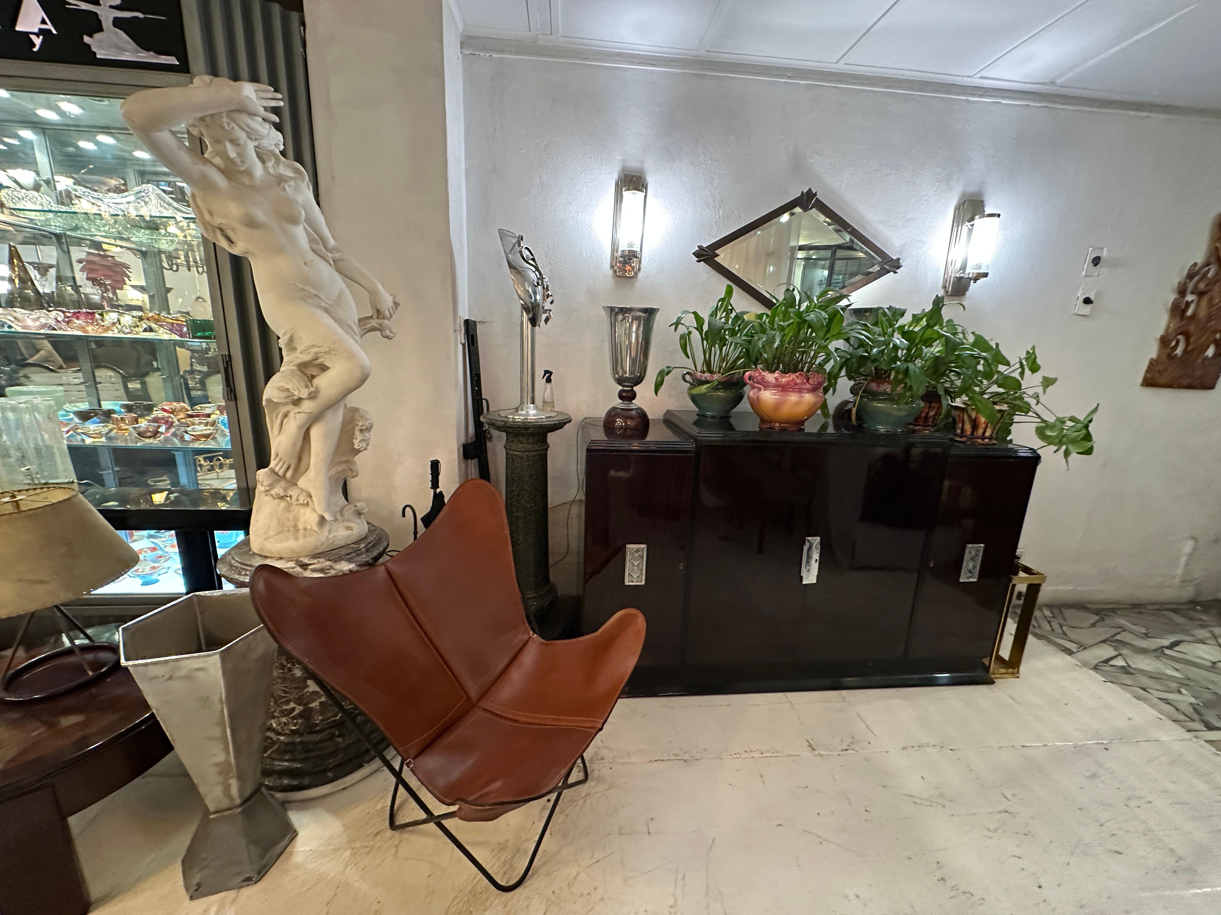 2 grandi lampade in vetro e cromo, stile, Art Déco, anno, 1930, tedesco in vendita 12