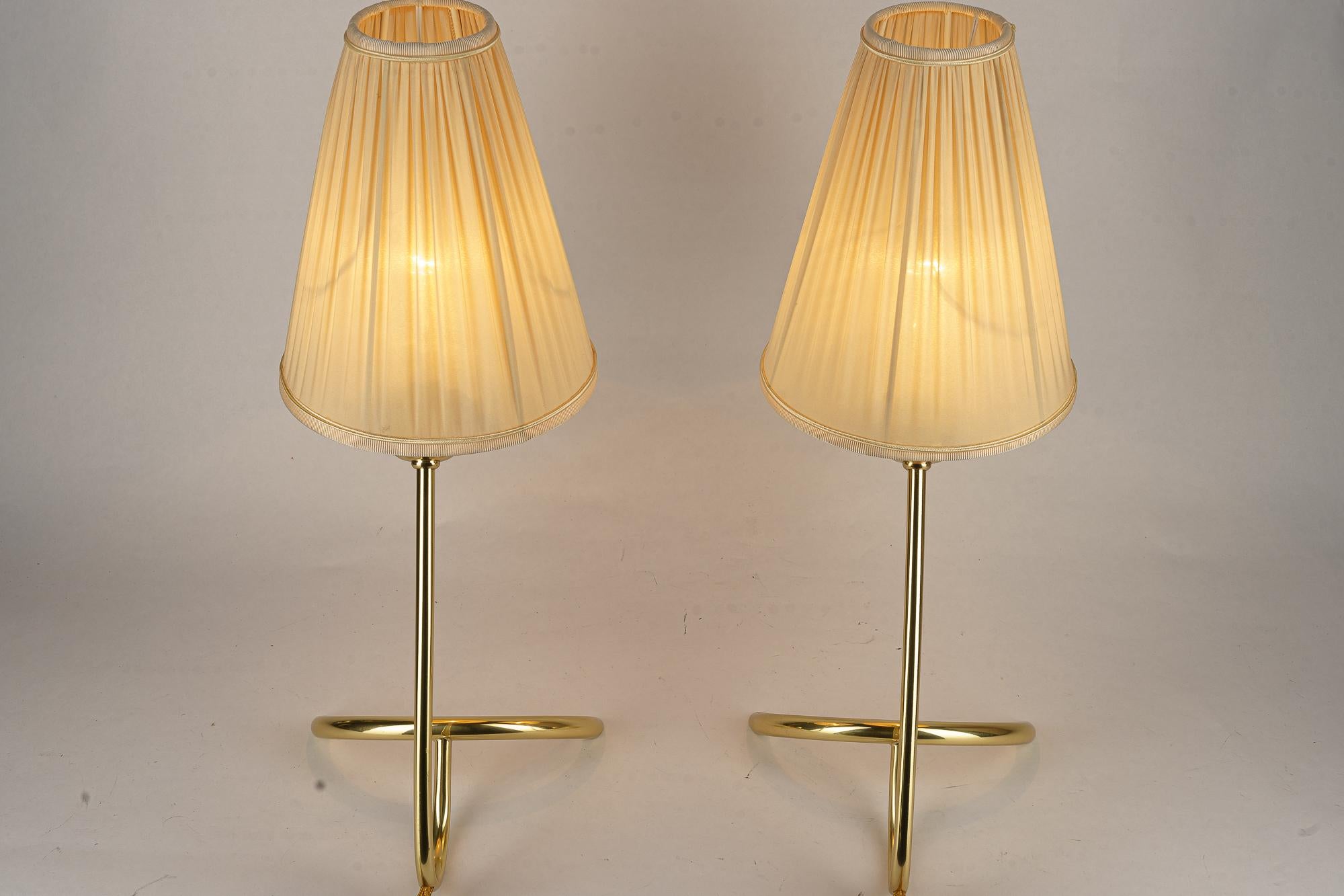 Polished 2 Big Table Lamps 
