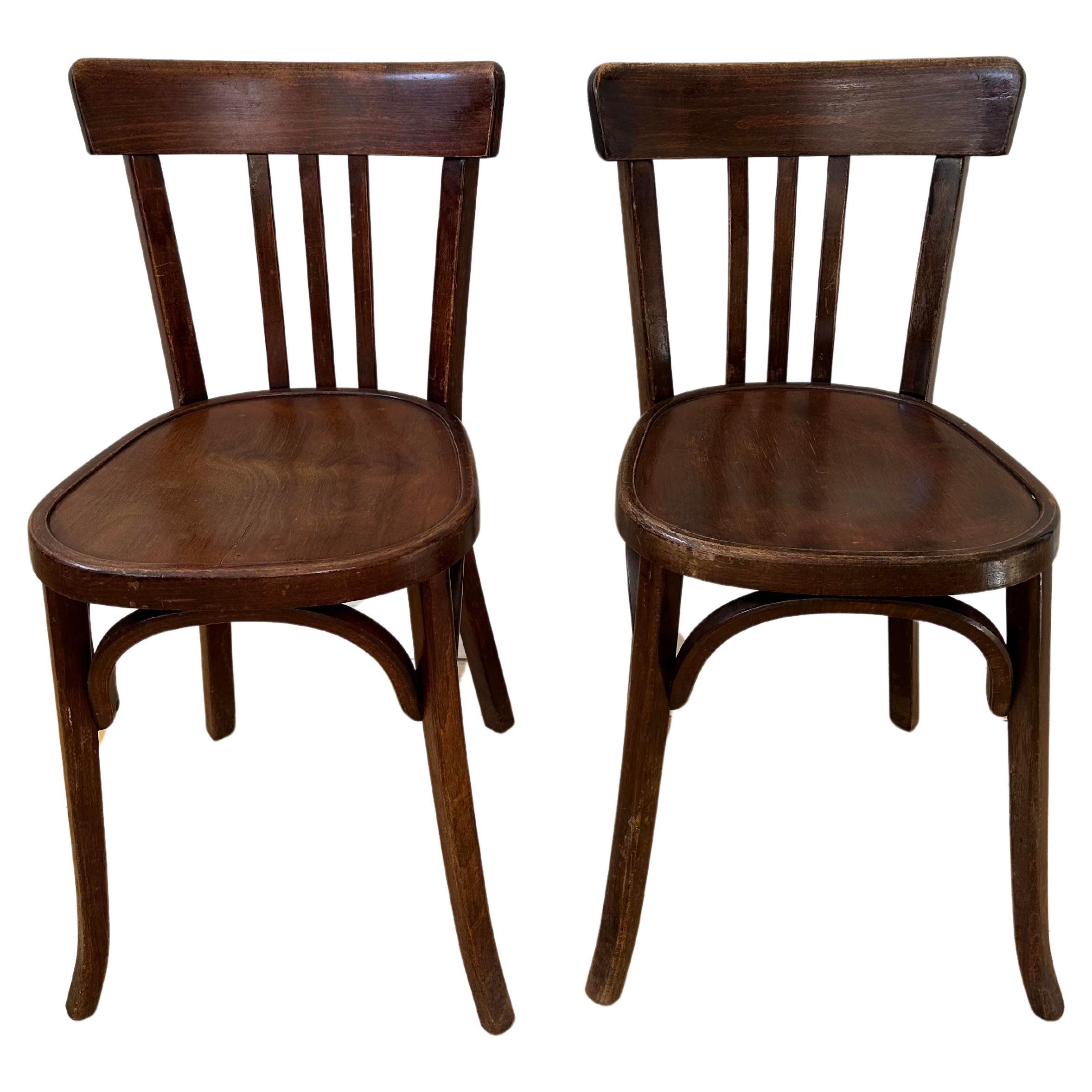2 bistro chairs from Paris  For Sale