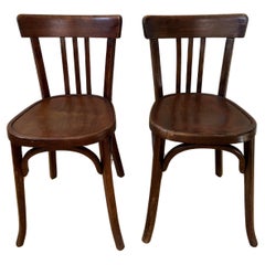 Vintage 2 bistro chairs from Paris 