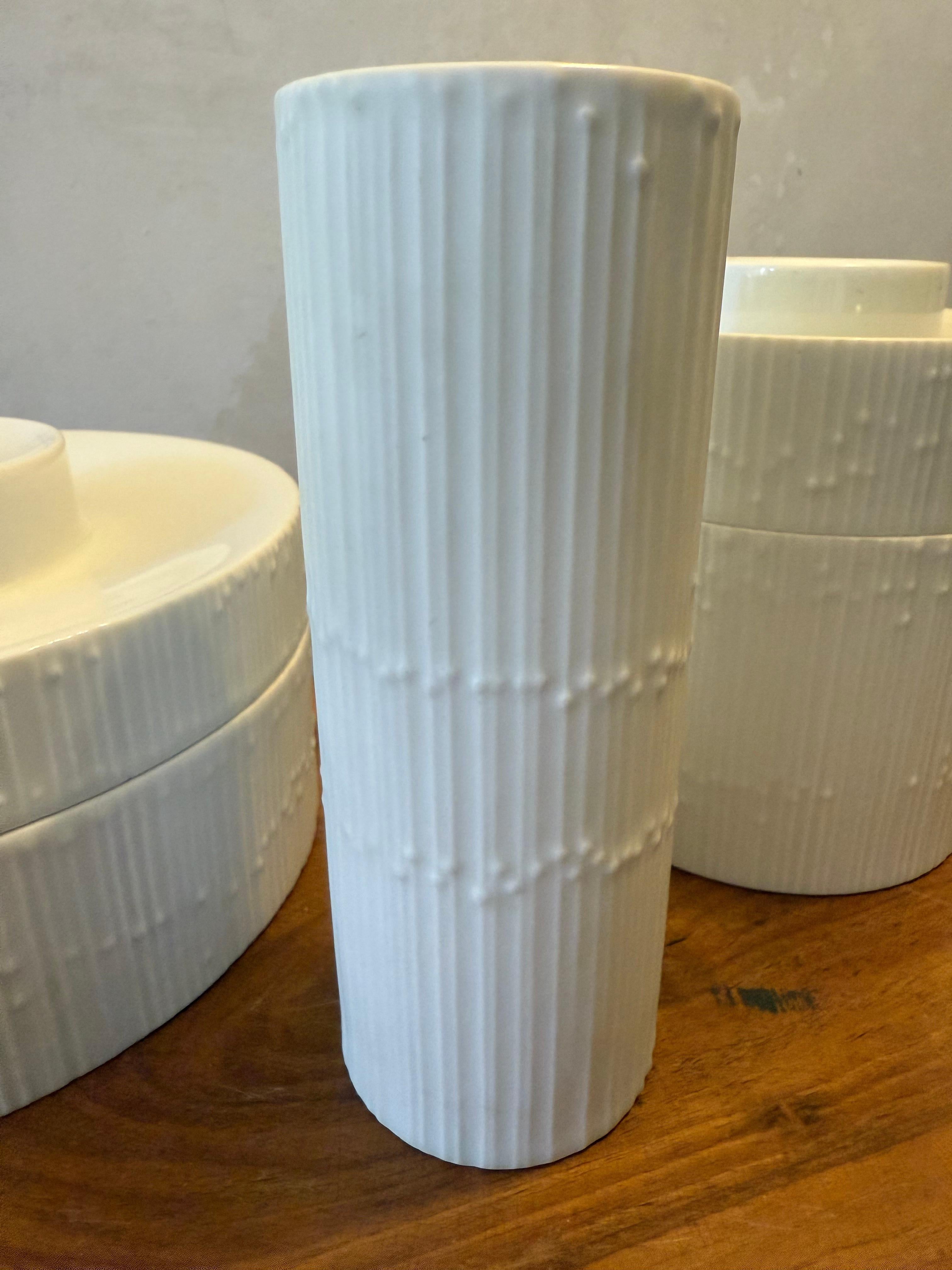 2 cajas y un jarrón de tapio wirkkala para rosenthal studio line en venta 5