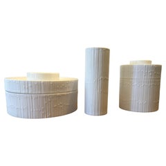 2 boxes and a vase by tapio wirkkala for rosenthal studio line