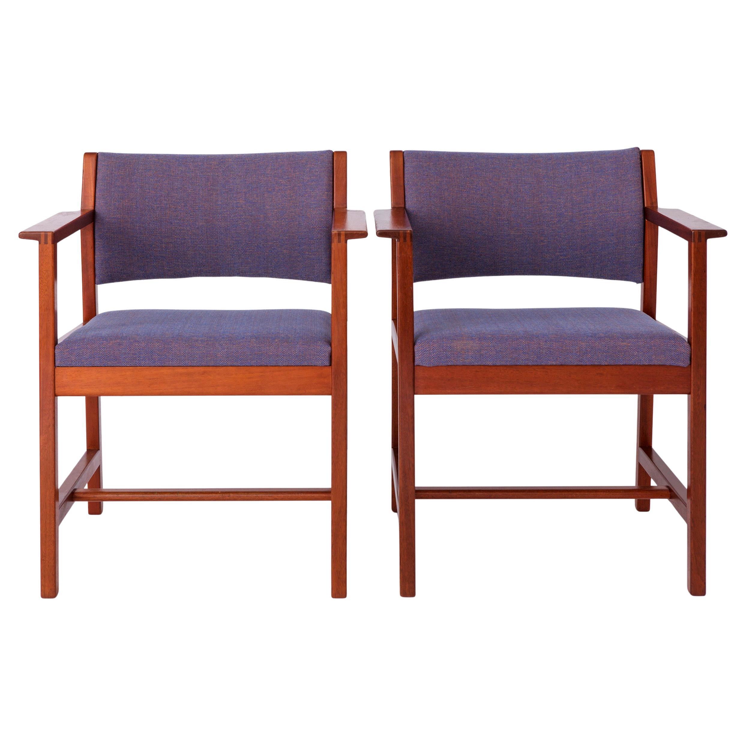 2 Børge Mogensen Vintage Armchair 1960s for Fredericia Stolefabrik