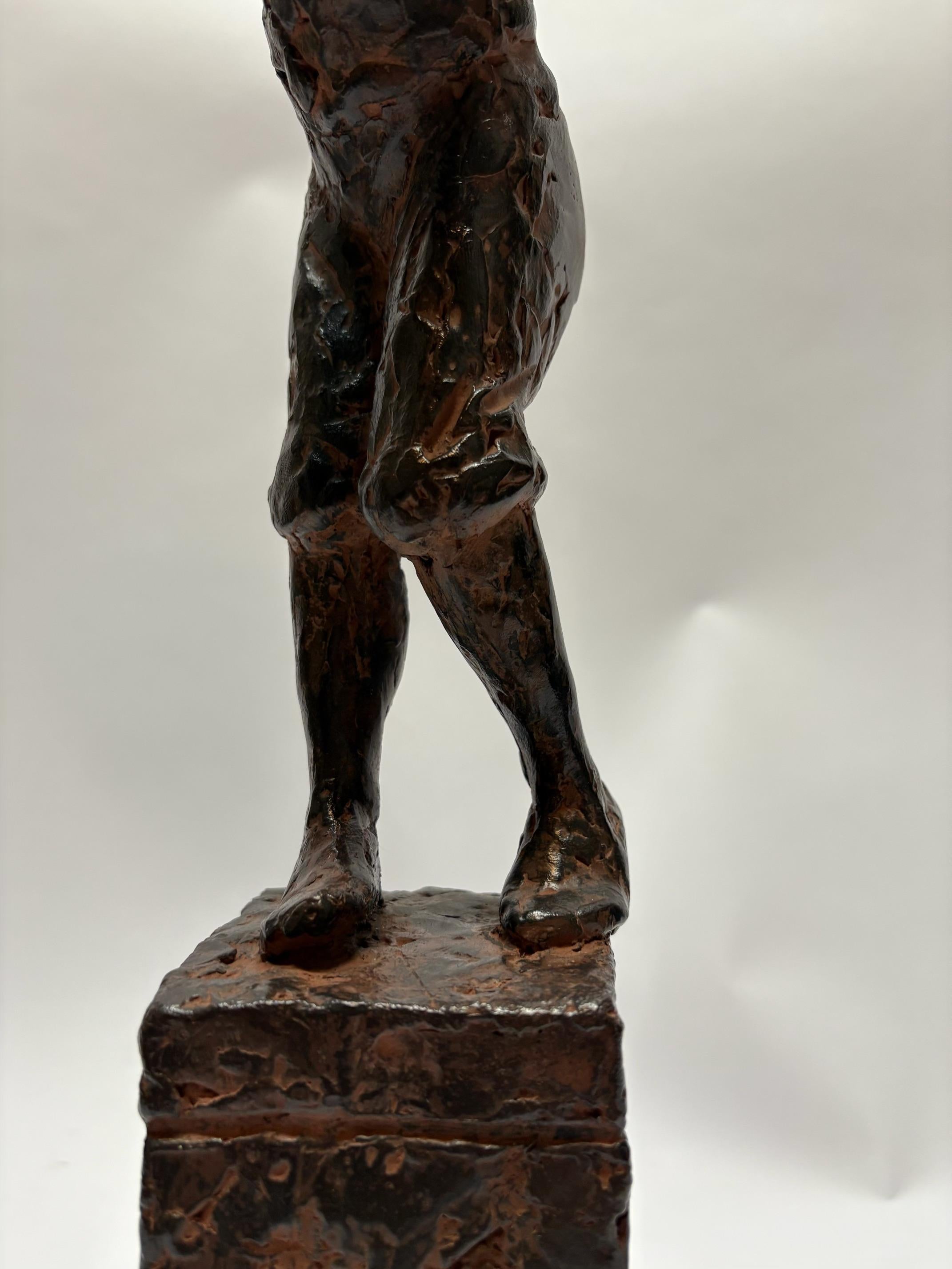 Bronzo 2 sculture in bronzo raffiguranti giocatori di golf firmate da Charles Dumernit in vendita