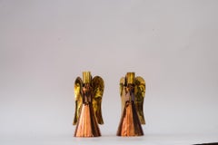 2 Candle holder in angel shape  vienna around 1950s