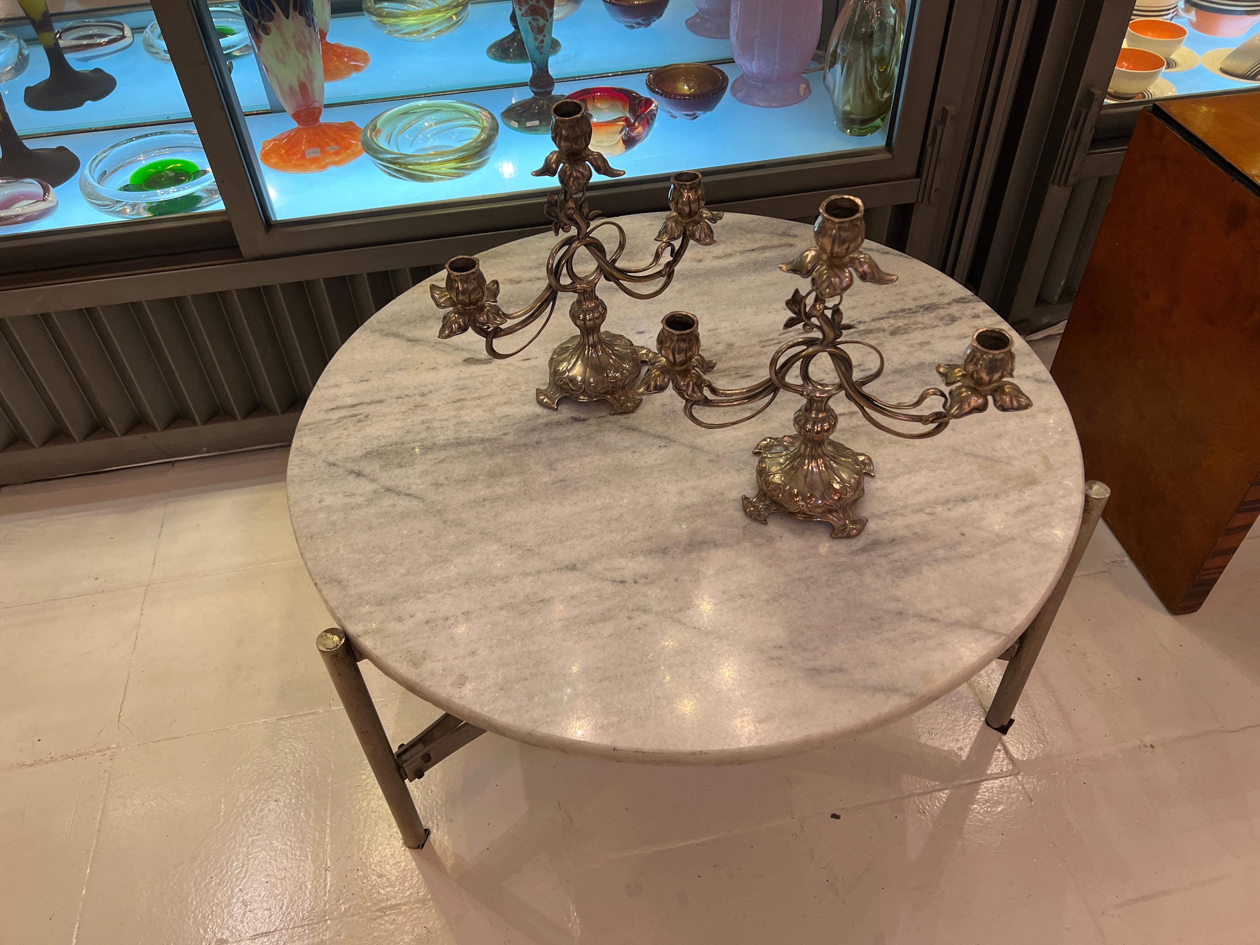 Candelabras en silver plated
We have specialized in the sale of Art Deco and Art Nouveau and Vintage styles since 1982. If you have any questions we are at your disposal.
Pushing the button that reads 'View All From Seller'. And you can see more
