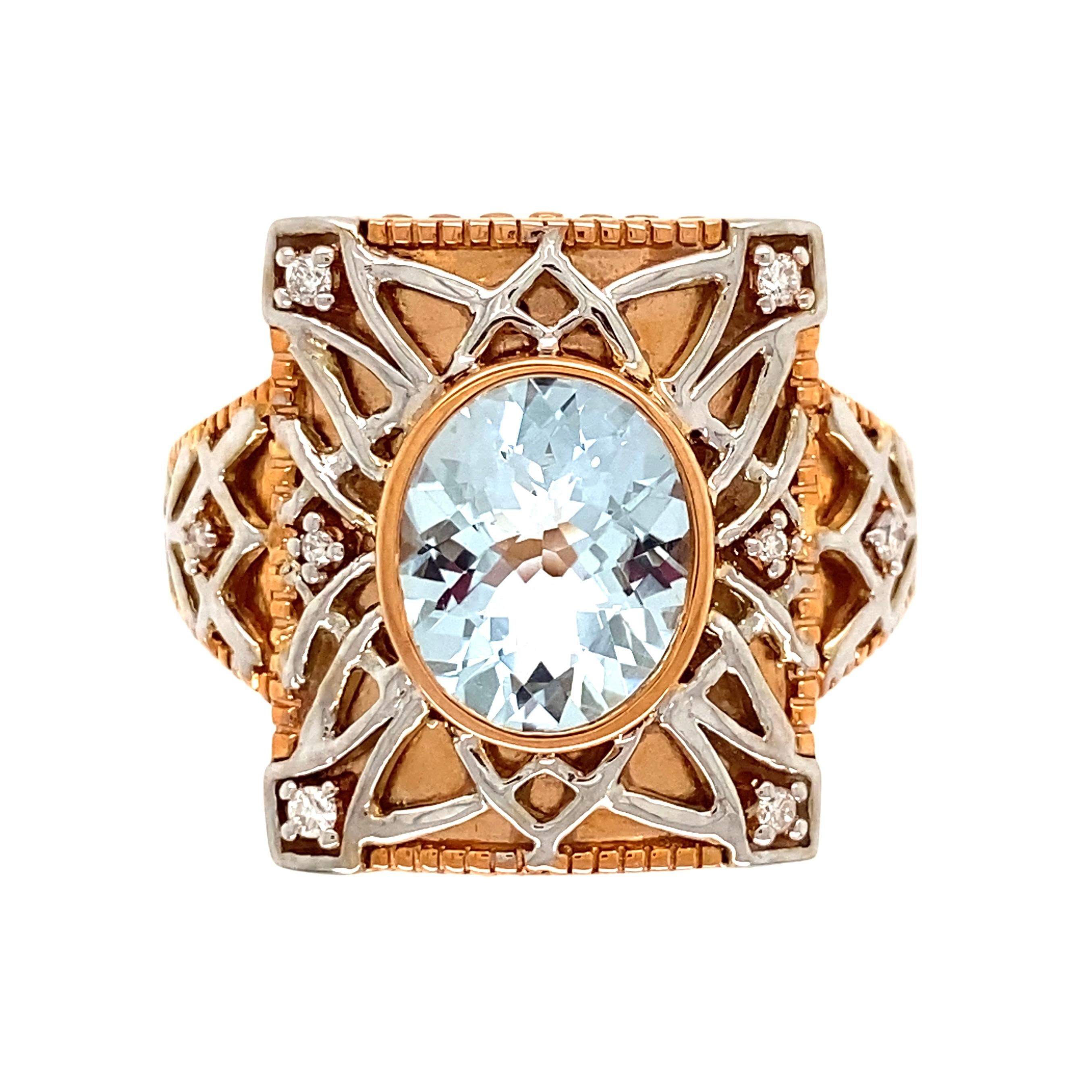 Elephant cocktail ring estate 18 karat rose gold diamond ruby animal