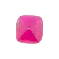 2 Carat Burma No Heat Natural Ruby Sugarloaf