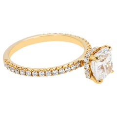 2 Carat Cushion Diamond Ring Brilliant White 18K Rose Gold A Classic Statement