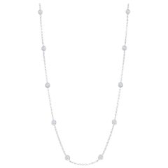 2 Carat Diamond by Yard Chain Necklace