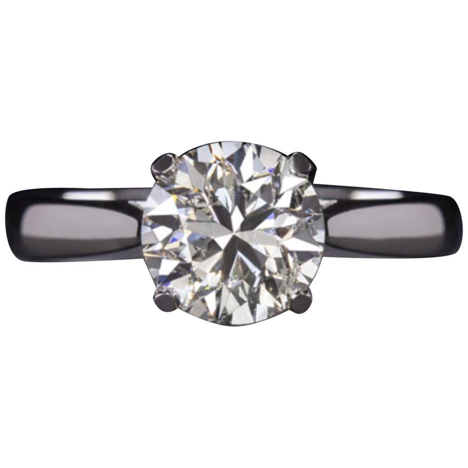 Cartier Solitaire 1895 Diamond Ring For Sale at 1stDibs