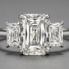 2 Carat Diamond Three-Stone Engagement Ring