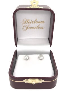 2 Carat DTW Diamond Stud Earrings