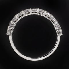 2 Carat Emerald Cut Eternity Band Ring