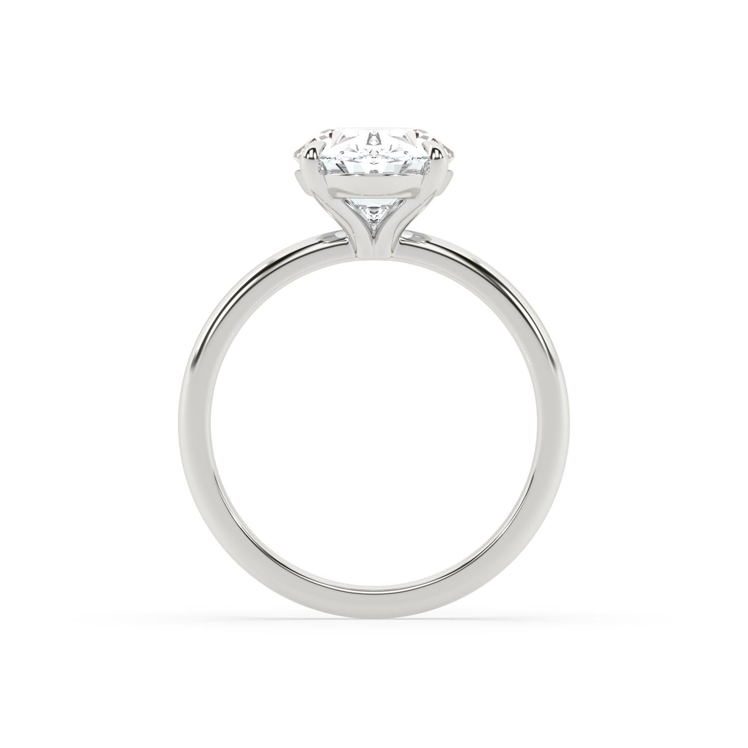 2 Karat GIA-zertifizierter ovaler Diamant-Verlobungsring mit Farbe G und Reinheit VS2 (**Dieser Ring kann mit einem anderen Diamanten angefertigt werden, um Ihrem Budget und Geschmack gerecht zu werden, bitte kontaktieren Sie uns für weitere
