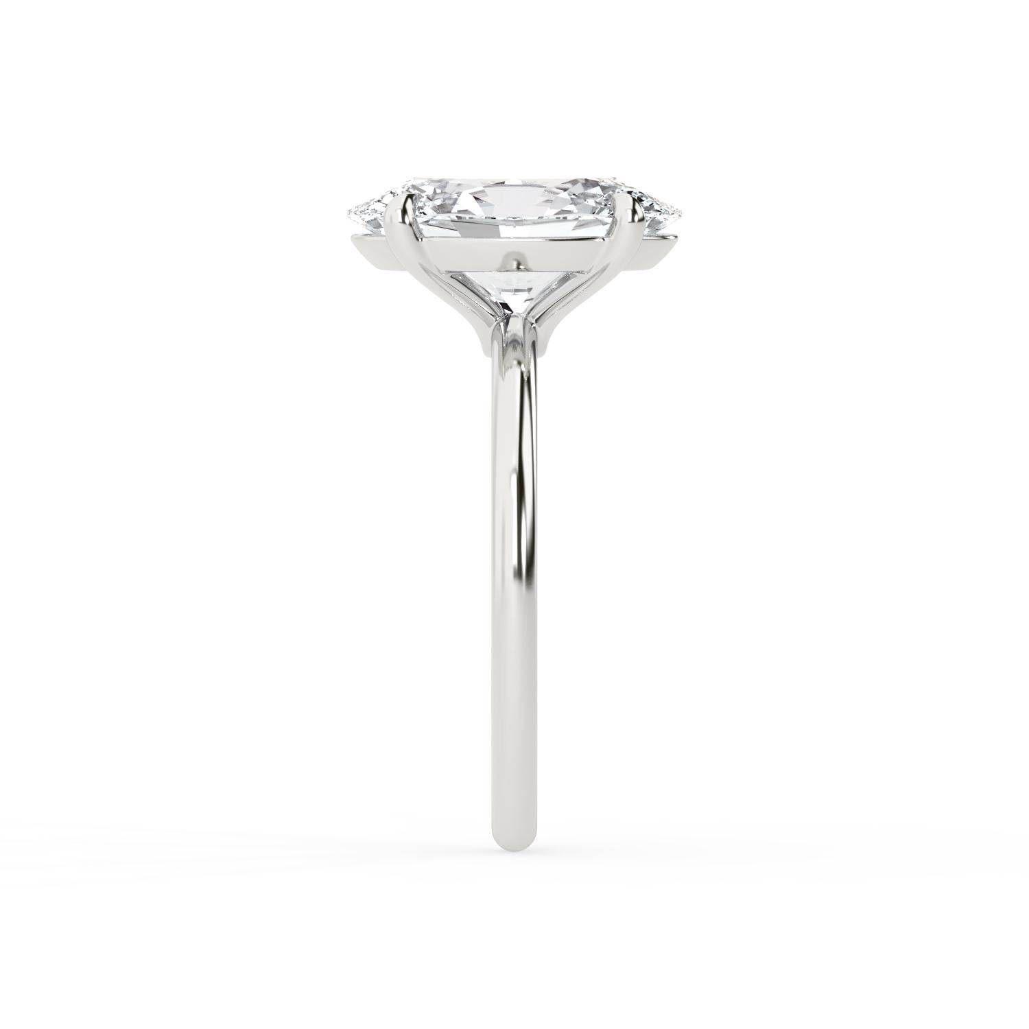 GIA-zertifizierter 2 Karat ovaler Diamant-Verlobungsring aus Platin (Ovalschliff) im Angebot
