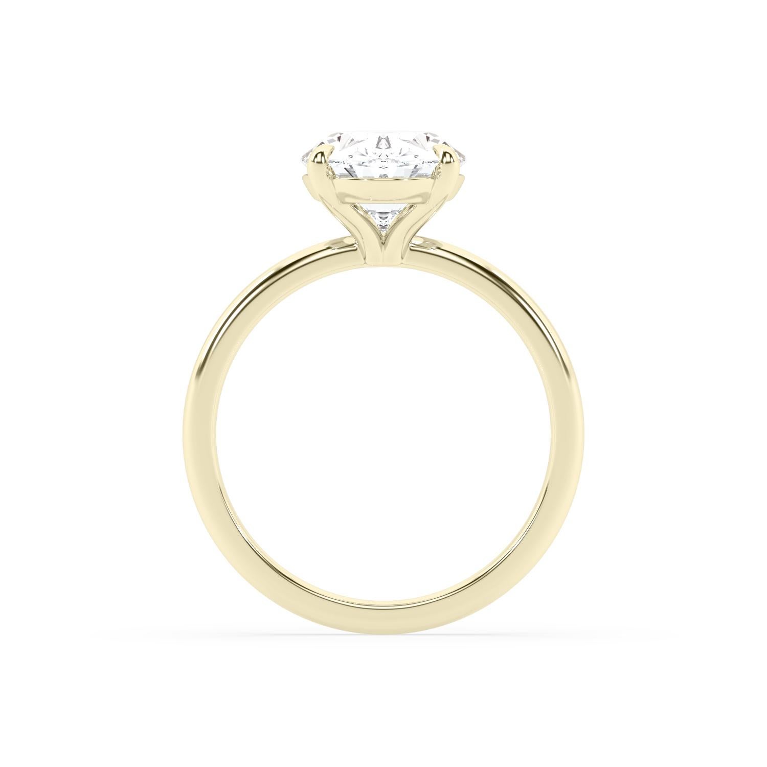 2 carat solitaire oval diamond ring