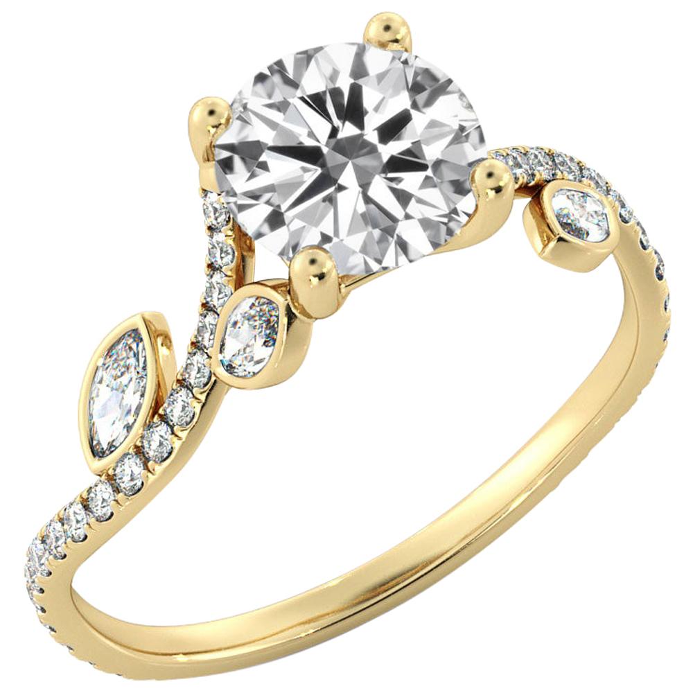 flower vine ring