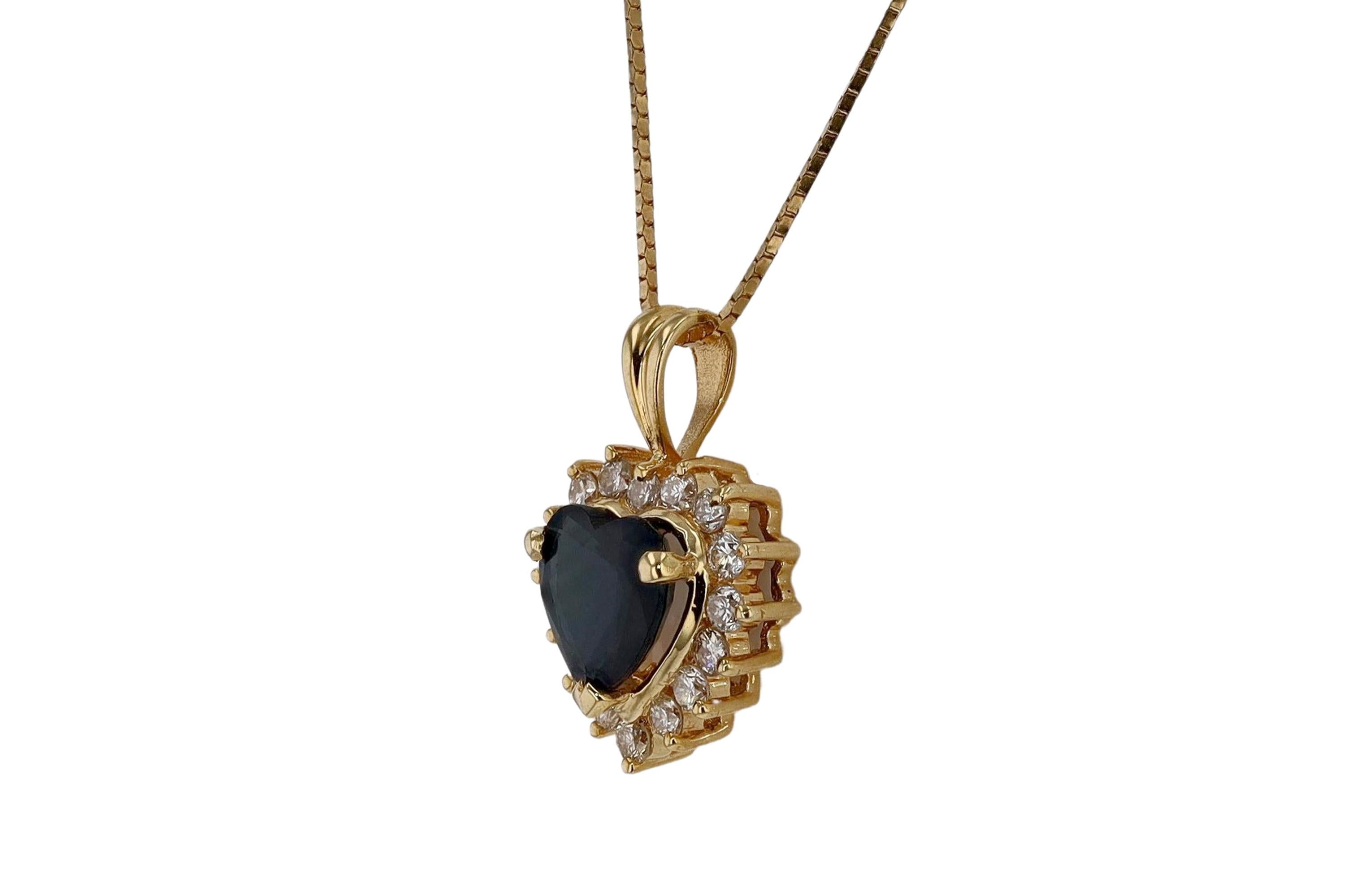 2 carat heart shaped diamond necklace