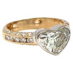 2 carat Heart Shaped Diamond Ring