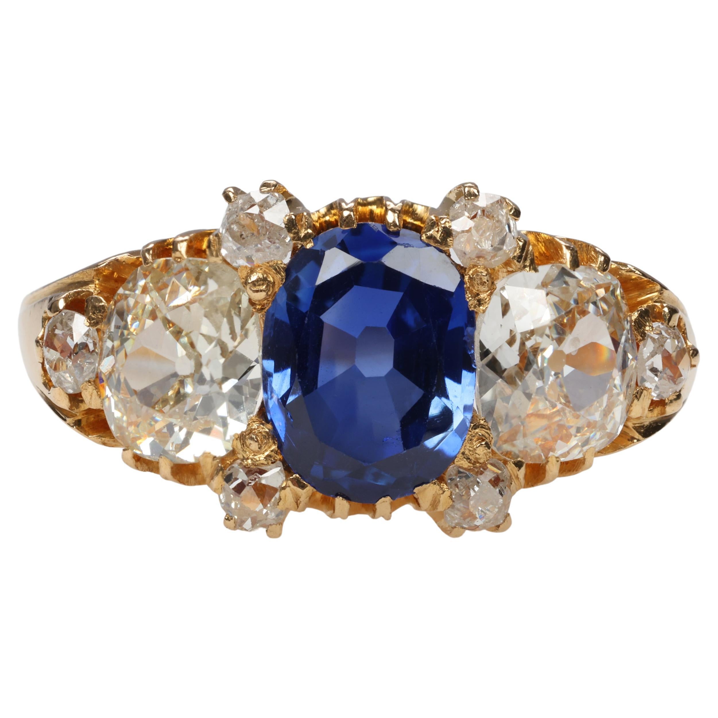 Kashmir Sapphire Ring, 2.94 Carats | M.S. Rau