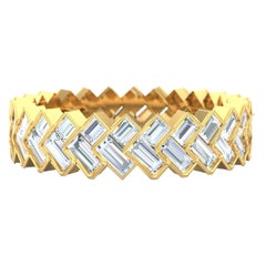 2 Carat Ladies Diamond Baguette Wedding Ban