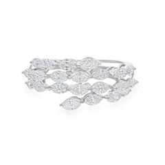 2 Karat Naturdiamant SI/H Ehering Geschenk 14k Weißgold Alle Zölle gezahlt