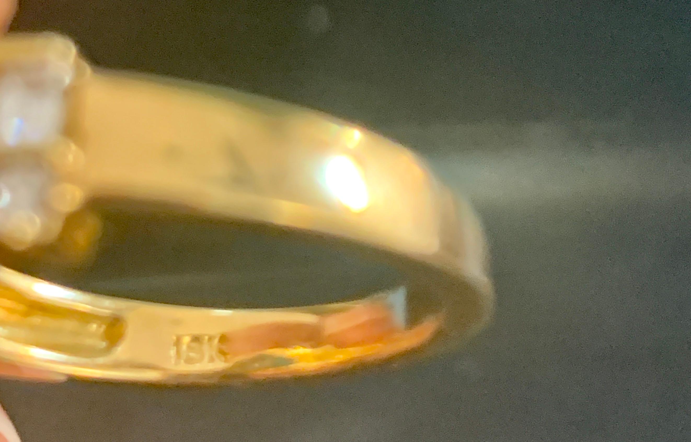 2 Carat Oval Cut Emerald and 0.5 Carat Diamond Ring 18 Karat Yellow Gold For Sale 6