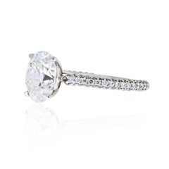 2 Carat Oval Diamond E/SI2 GIA Engagement Ring