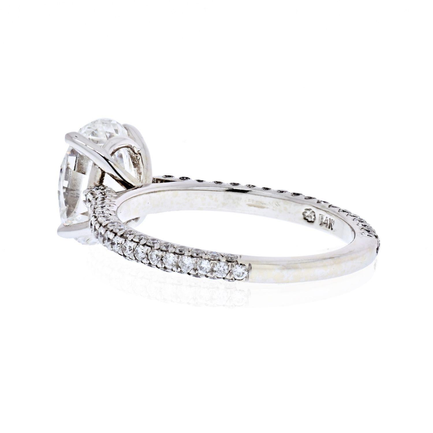 2 carat oval diamond ring price
