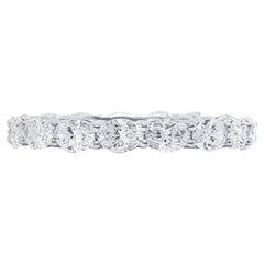 2 Carat Oval East-West Eternity Band 14K Gold