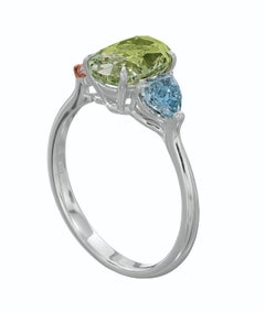 2 Carat Oval Statement Fancy Yellow green -Collector’s Treasure Diamond Ring