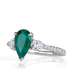 2 Carat Pear Diamond Ring 14K White Gold A Classic Statement