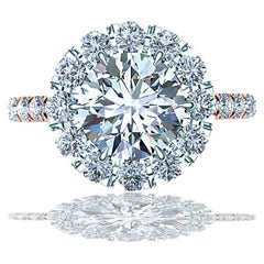 2 Carat Round Diamond Engagement Ring