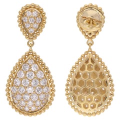 2 Karat SI Reinheit HI Farbe Diamant-Ohrringe 14 Karat Gelbgold Schmuckschmuck