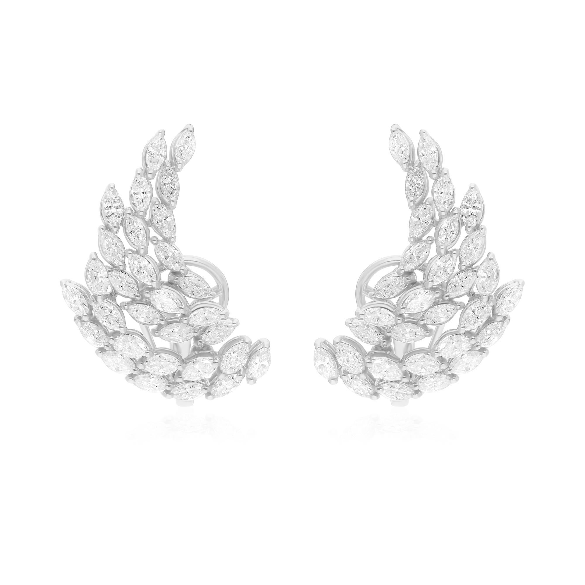 Cast from 18-karat gold, these exquisite earrings are handset with 2.01 carats of sparkling diamonds.

FOLLOW SPECTRUM JEWELS storefront to view the latest collection & exclusive pieces. Spectrum Jewels is proudly rated as a Top Seller on 1stdibs