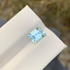 2 Carat Stunning Baguette Shape Loose Aquamarine March Birthstone Ring Gem