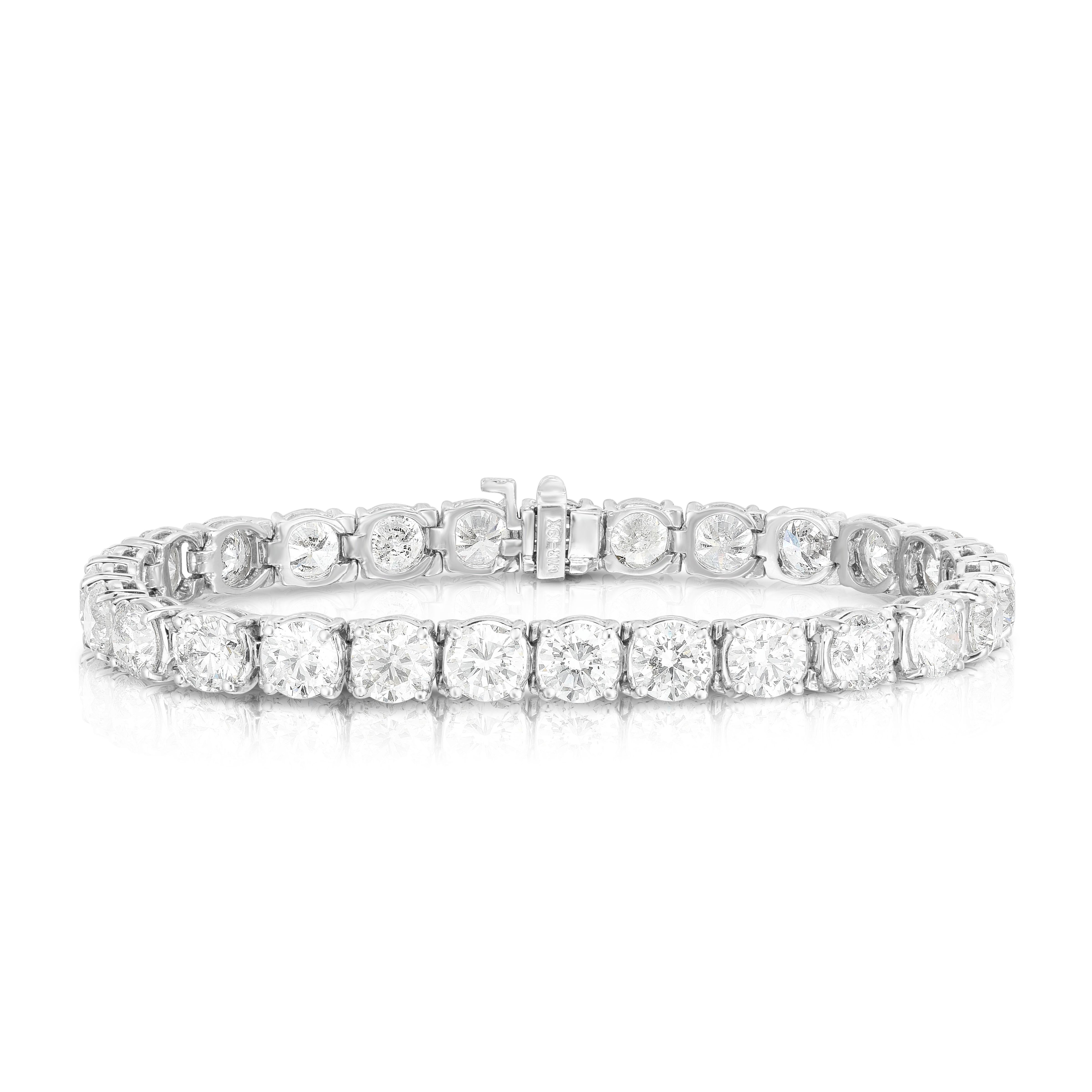 2 Carat Tennis Bracelet For Sale 3