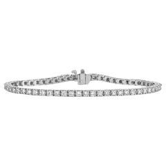 Bracelet de tennis 2 carats, diamants ronds naturels, 7".