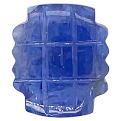 2 Carved Tanzanite Cts 18.41