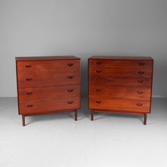 2 chests of drawers Peter Hvidt and Orla Mølgaard-Nielsen, Søborg Søborg Møbelfa