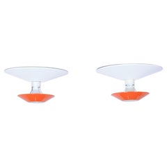 2 Ceiling or Wall Lamps Louis Kalff for Philips 1960s