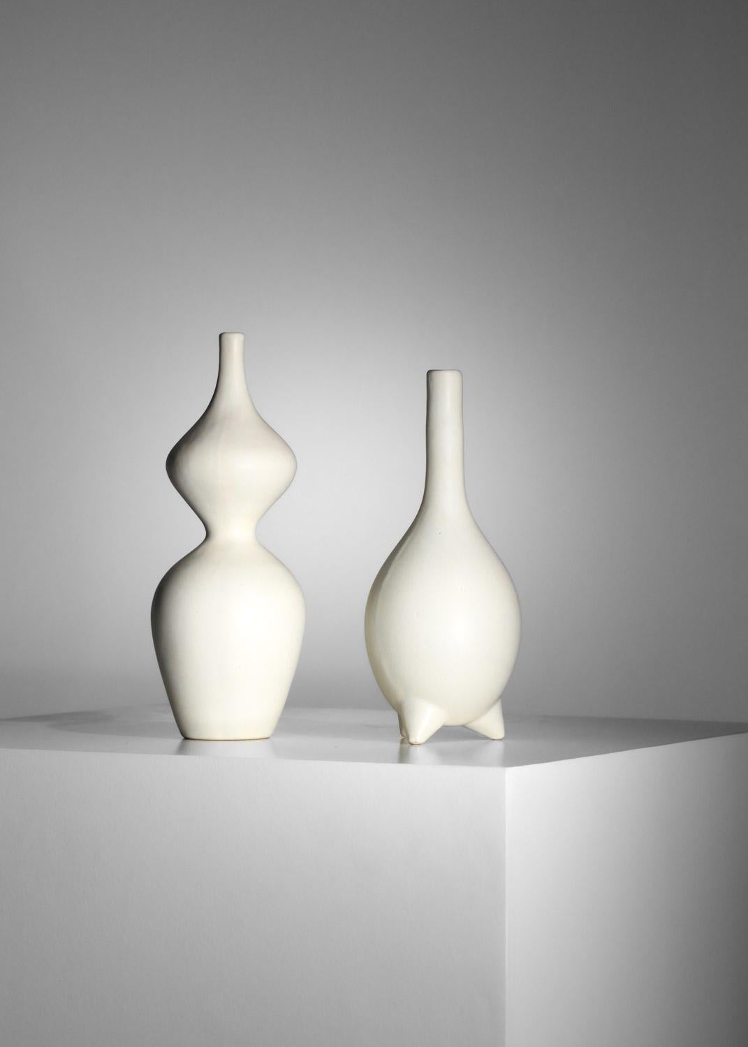 2 bottiglie di ceramica roger capron vallauris anni '60 in vendita 2