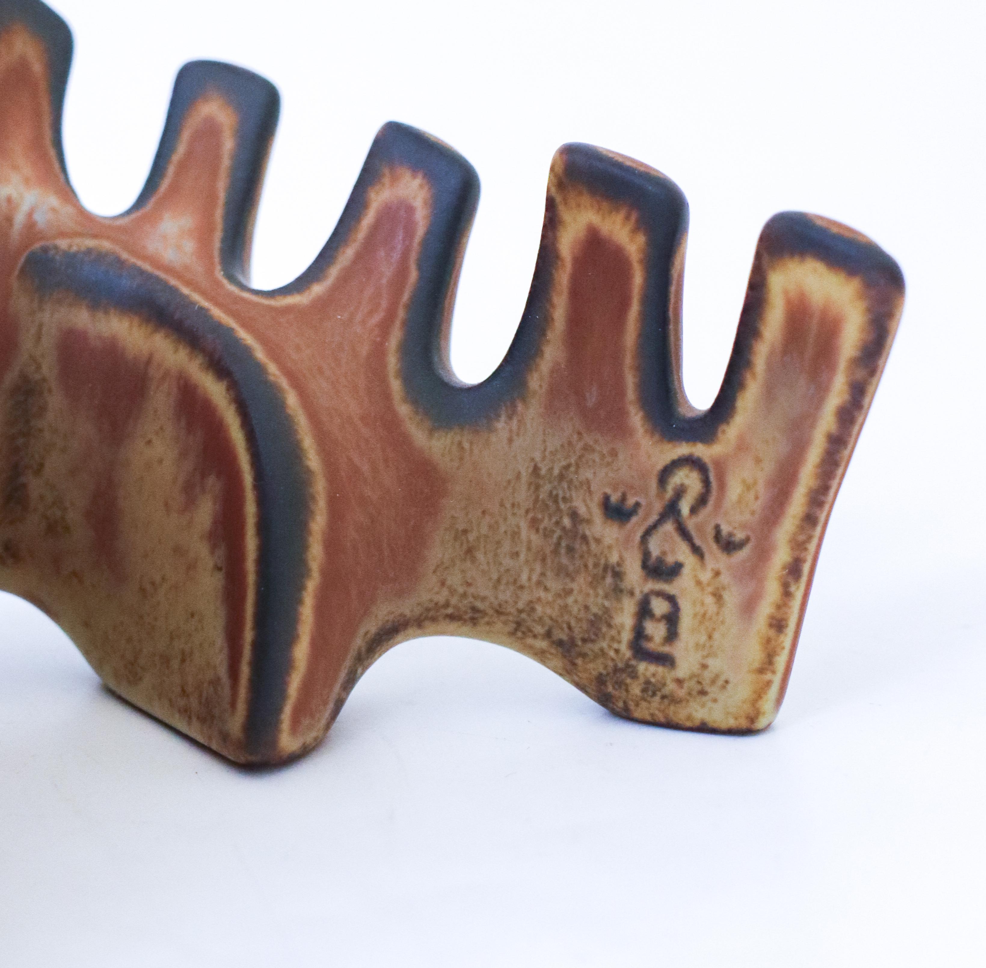 2 Sculpture en céramique, Bertil Lundgren, Rörstrand, Modernity, 1970 en vente 2